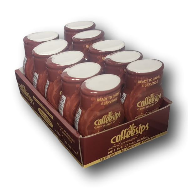 Coffeesips | Salted Caramel Shots | 4 Servings Bottle - Image 3